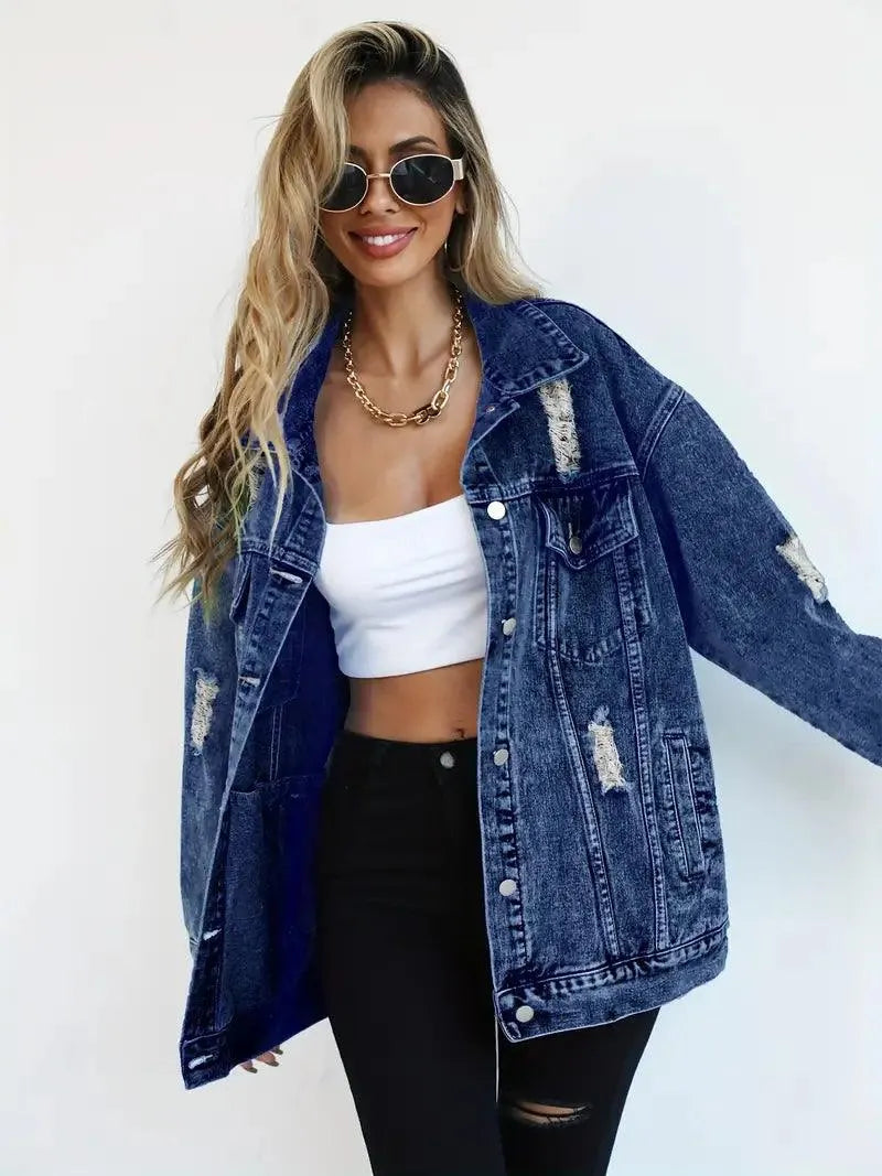 EB | Oversized Jeansjacke für Damen