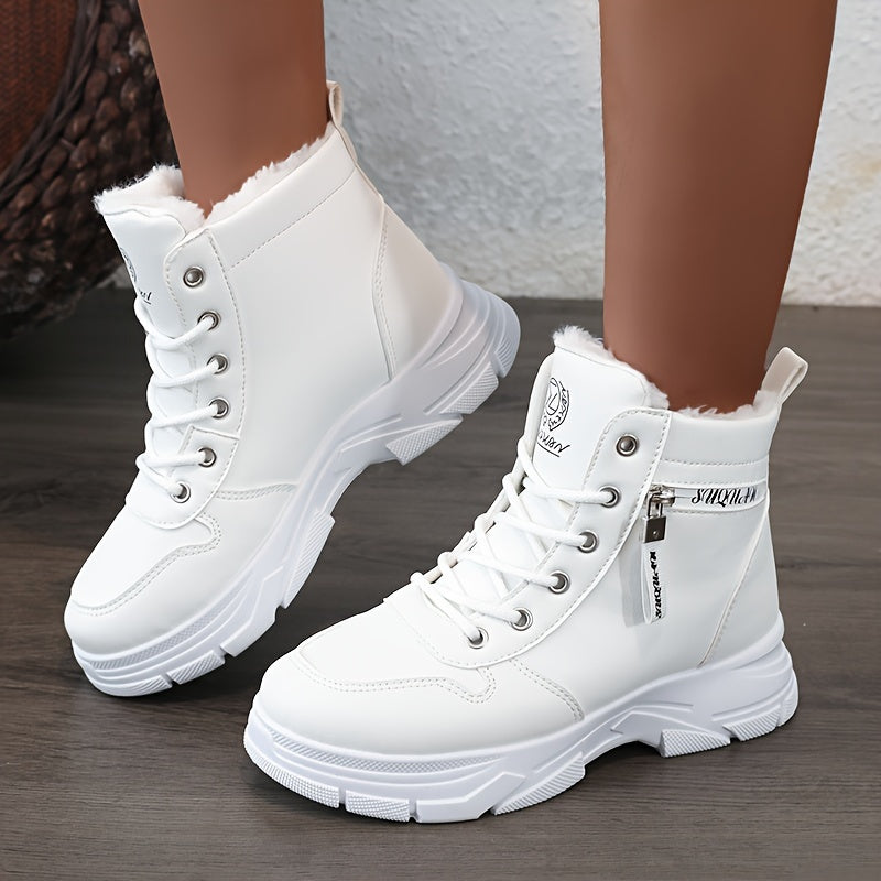 EB | Festliche Winter Freizeit Sneakers für Damen - Ideal für den Winter