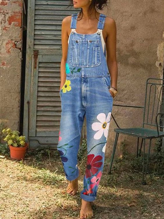 EB | Ärmelloser Denim-Overall