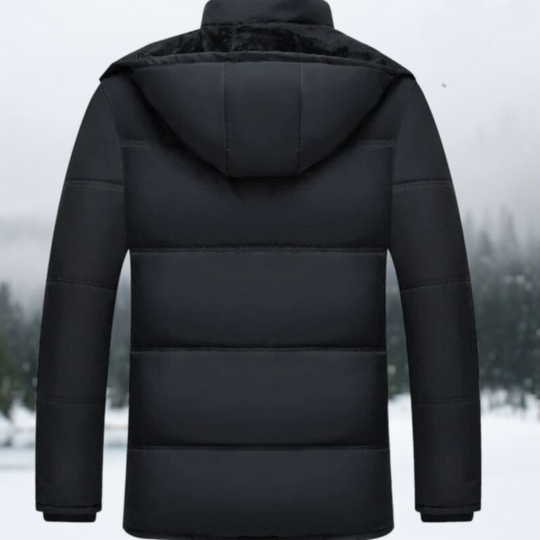 EB | Schwarze Puffer-Winterjacke