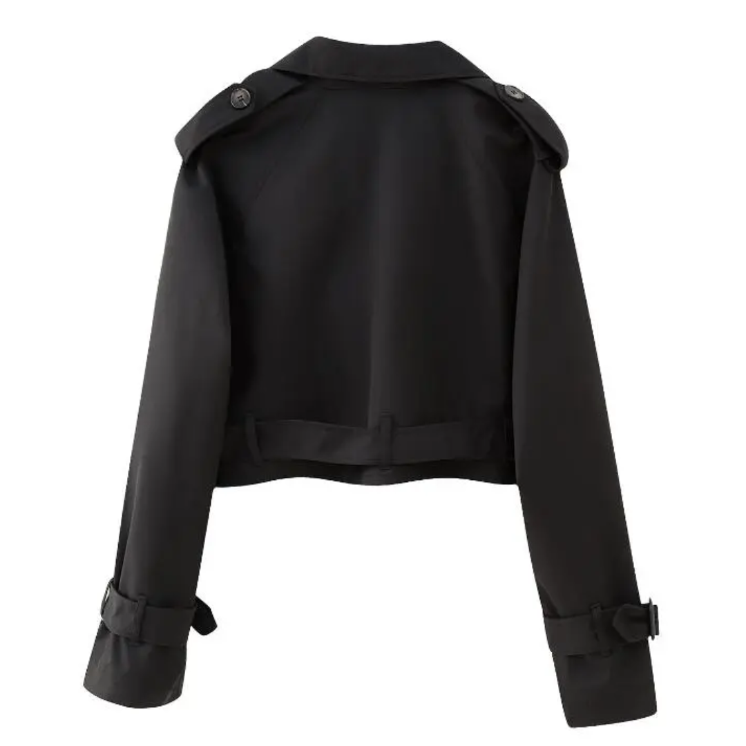 EB | Cropped Trenchcoat - Stilvoll & Vintage