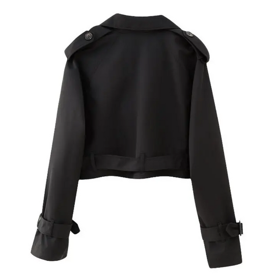 EB | Cropped Trenchcoat - Stilvoll & Vintage
