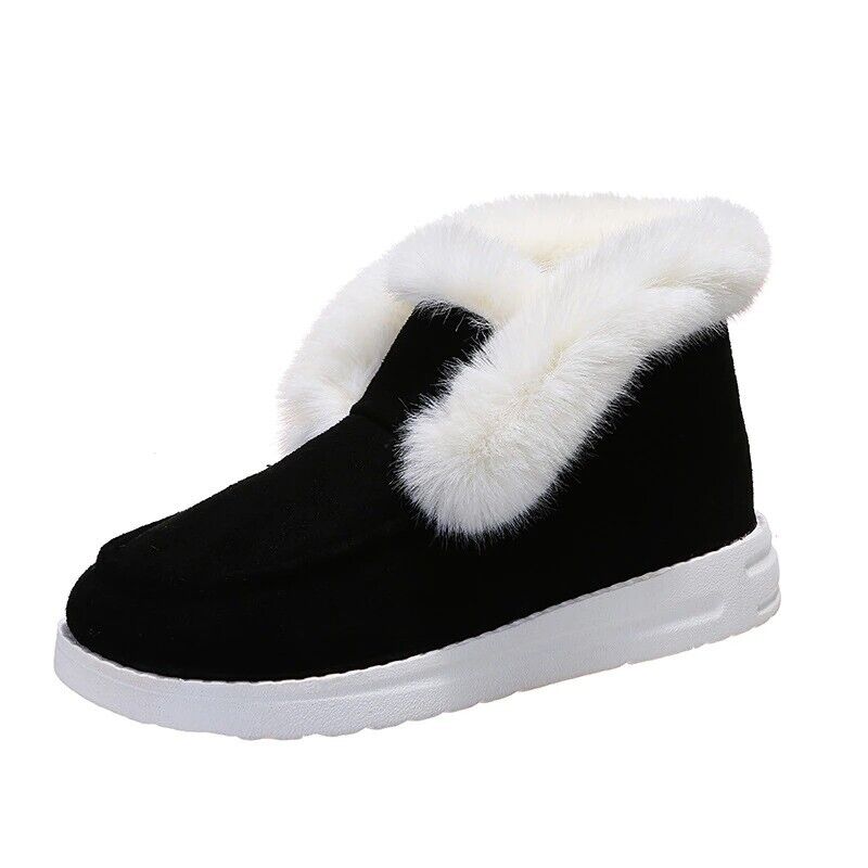 EB | Winter Mokassins - Wildleder Slip-On Mokassins mit Pelzfutter