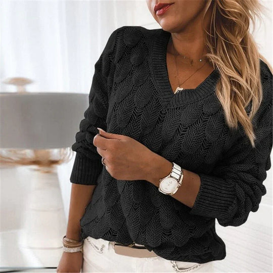 EB | Schöner Kabelstrickpullover