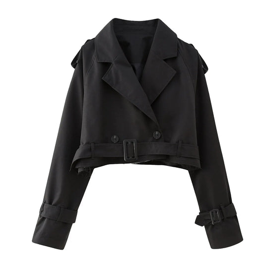 EB | Cropped Trenchcoat - Stilvoll & Vintage