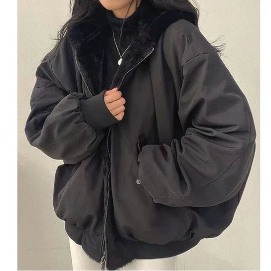 EB | Wendbare Winterjacke - Oversize-Passform