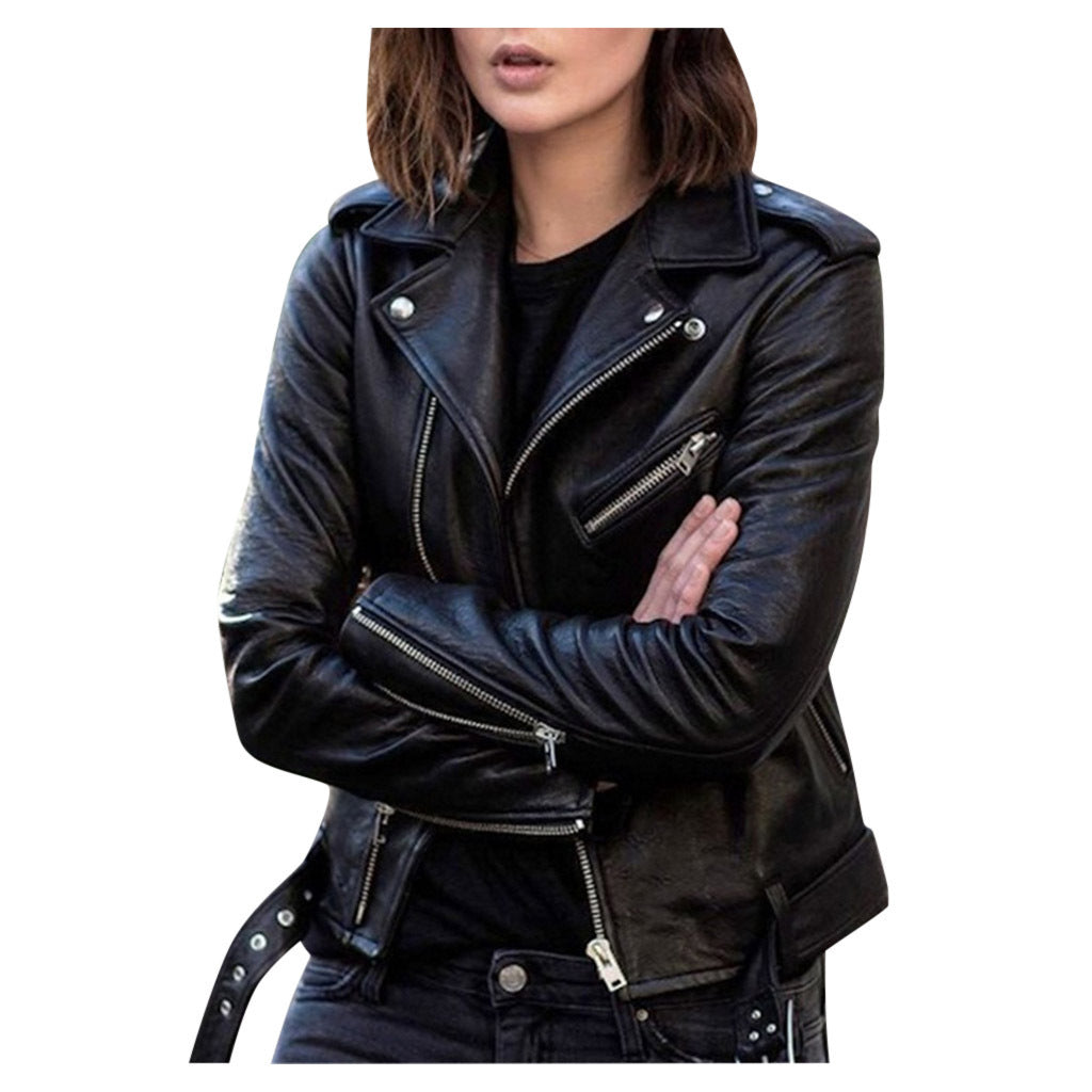 EB | Bikerjacke für Damen mit Reißverschluss