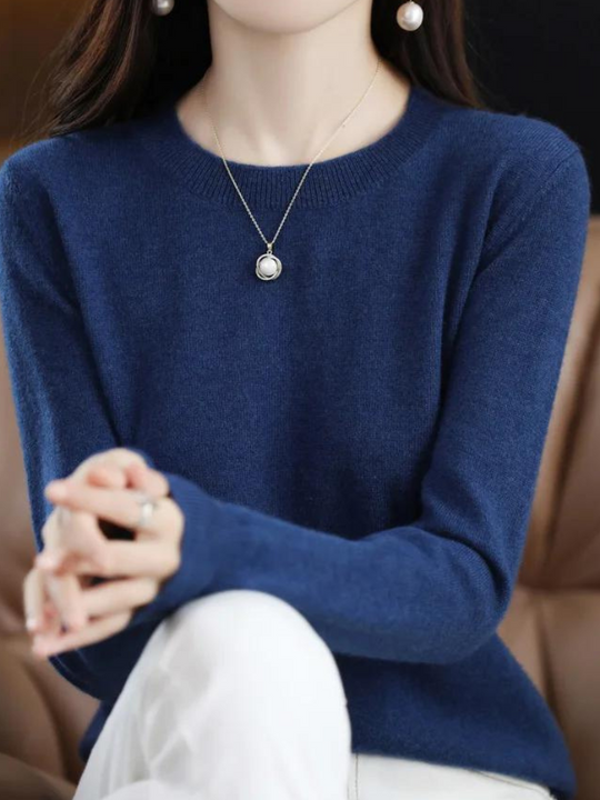 EB | Pullover - Stylischer weicher Langarm-Strickpullover