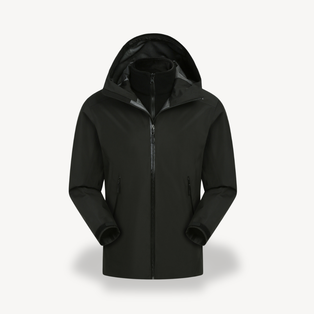 EB | Unisex Wasserdichte Regenjacke mit Kapuze