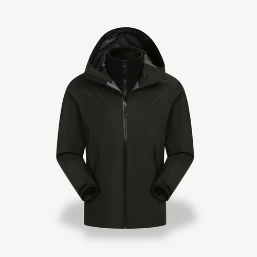 EB | Unisex Wasserdichte Regenjacke mit Kapuze