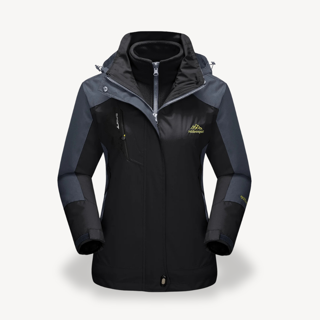 EB | Damen 3-In-1 Wasserdichte Skijacke