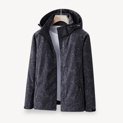 EB | Blätterdruck Wasserdichte Jacke für Frauen
