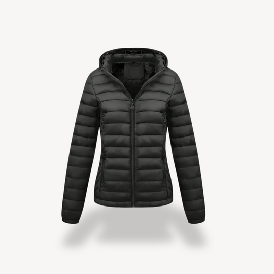 EB | Damen Gesteppte Pufferjacke mit Kapuze