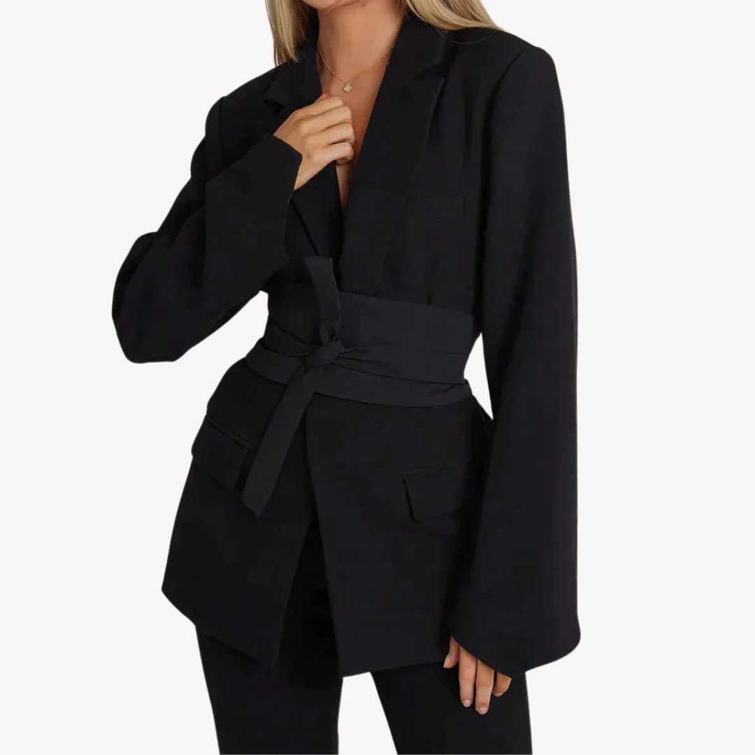 EB | Damen Gürtel-Blazer – Elegante Anzugjacke