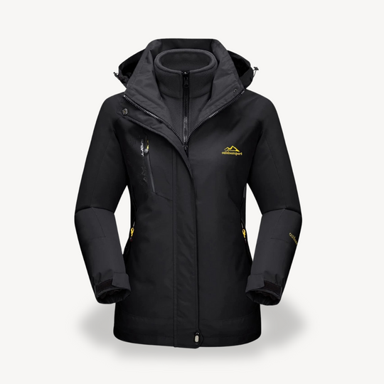 EB | Damen 3-In-1 Wasserdichte Skijacke