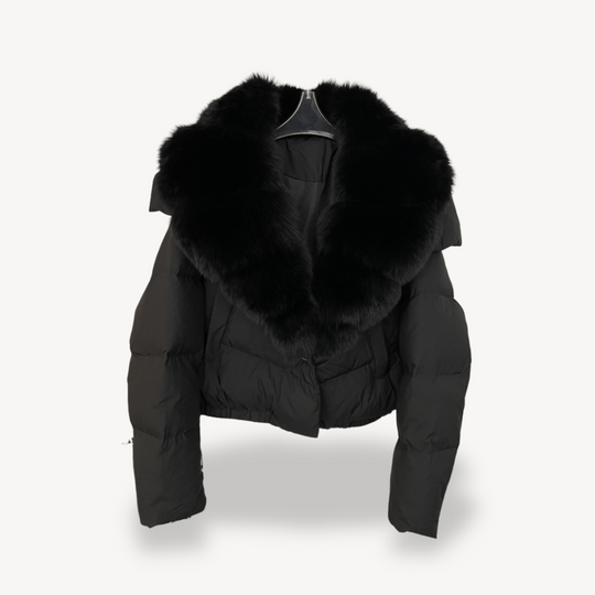 EB | Winter Pufferjacke mit Kunstfellkragen für Damen