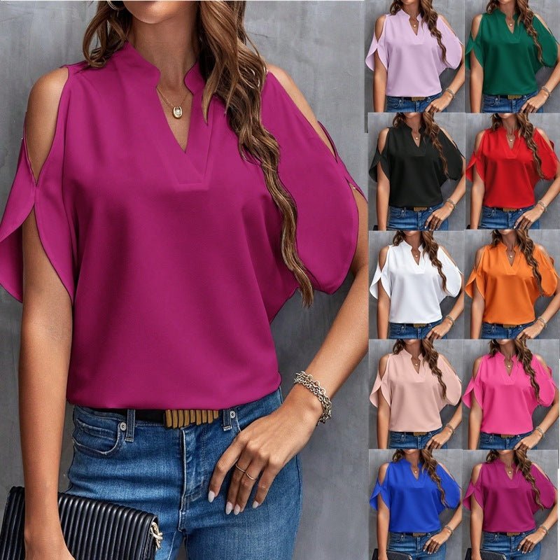 EB | Elegante mit Schulterfreien Kurzen Ärmeln