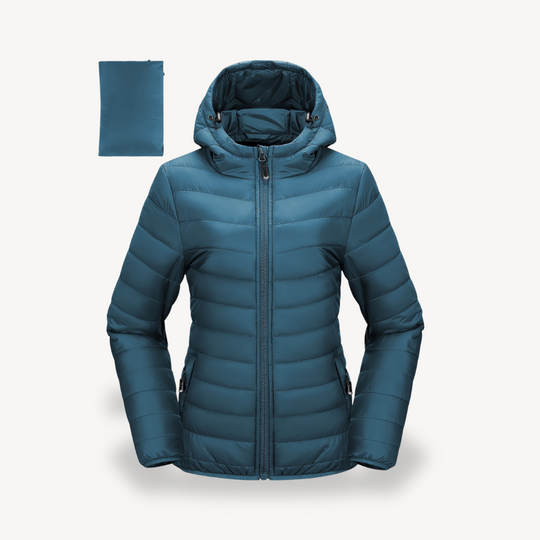 EB | Damen Packable Puffer Jacke mit Kapuze