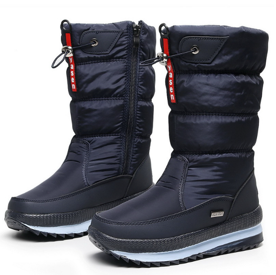 Rutschfeste Und Wasserdichte Schneestiefel Aus Kunstfell EB