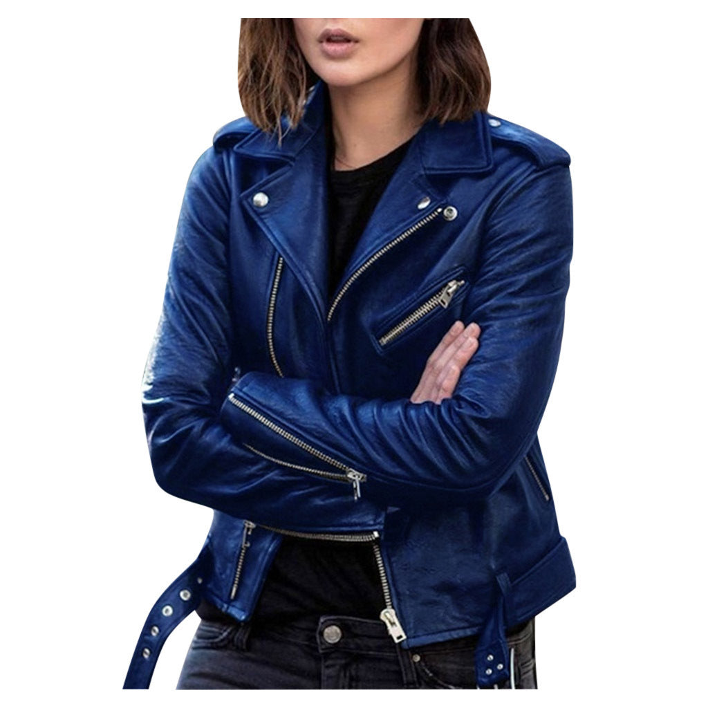 EB | Damen Bikerjacke mit Reißverschluss