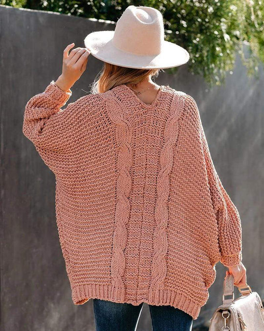 EB | Boho Strickcardigan Lockeres Design mit Praktischen Taschen