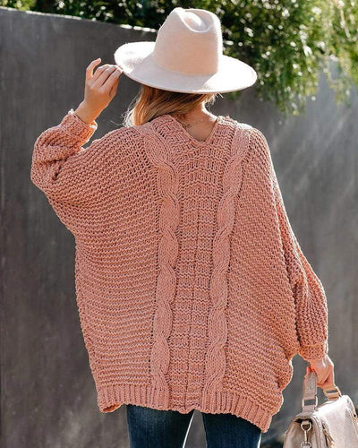 EB | Boho Strickcardigan Lockeres Design mit Praktischen Taschen