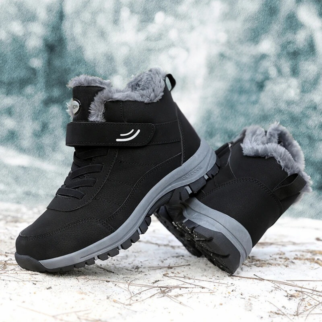Leichte Frauen Schneestiefel mit Fell EB
