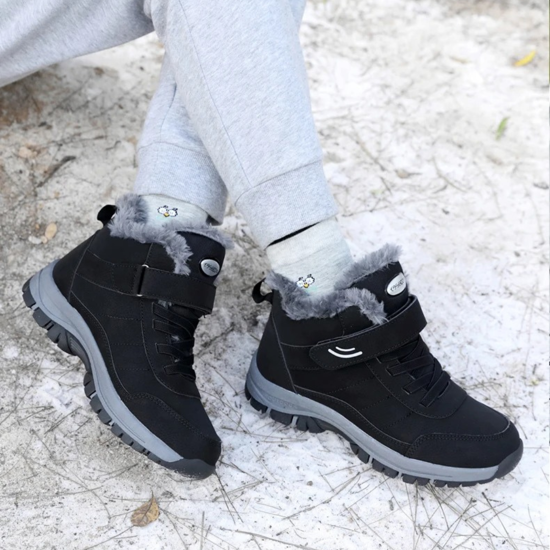 Leichte Frauen Schneestiefel mit Fell EB