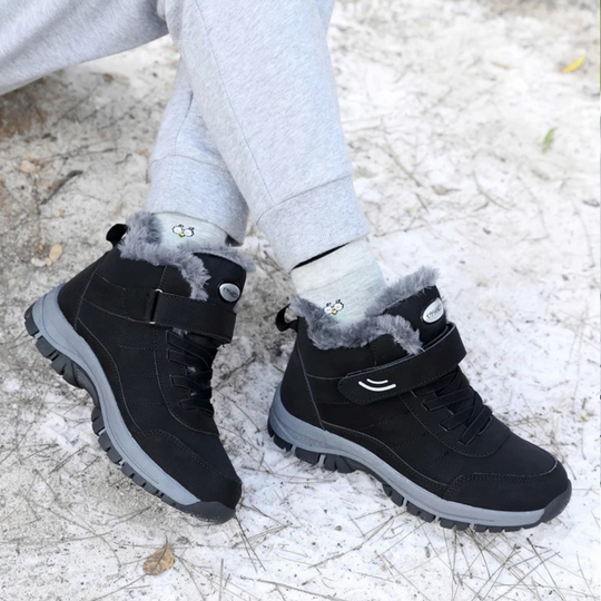 Leichte Frauen Schneestiefel mit Fell EB