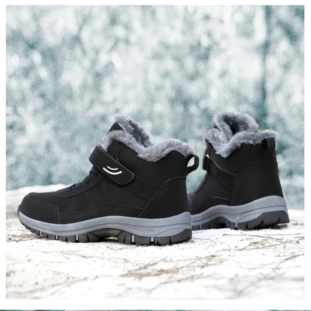 Leichte Frauen Schneestiefel mit Fell EB