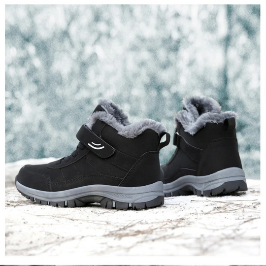 Leichte Frauen Schneestiefel mit Fell EB