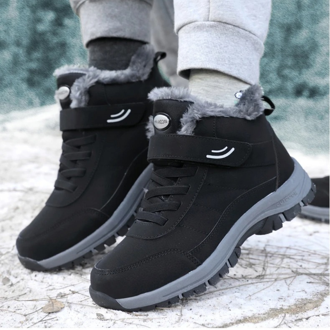 Leichte Frauen Schneestiefel mit Fell EB