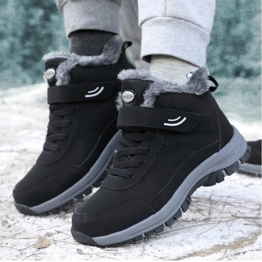 Leichte Frauen Schneestiefel mit Fell EB
