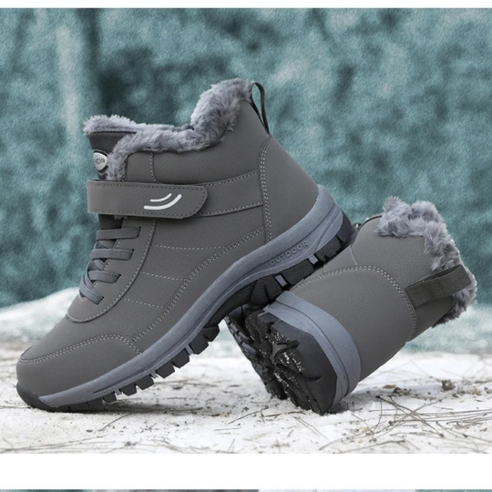 Leichte Frauen Schneestiefel mit Fell EB