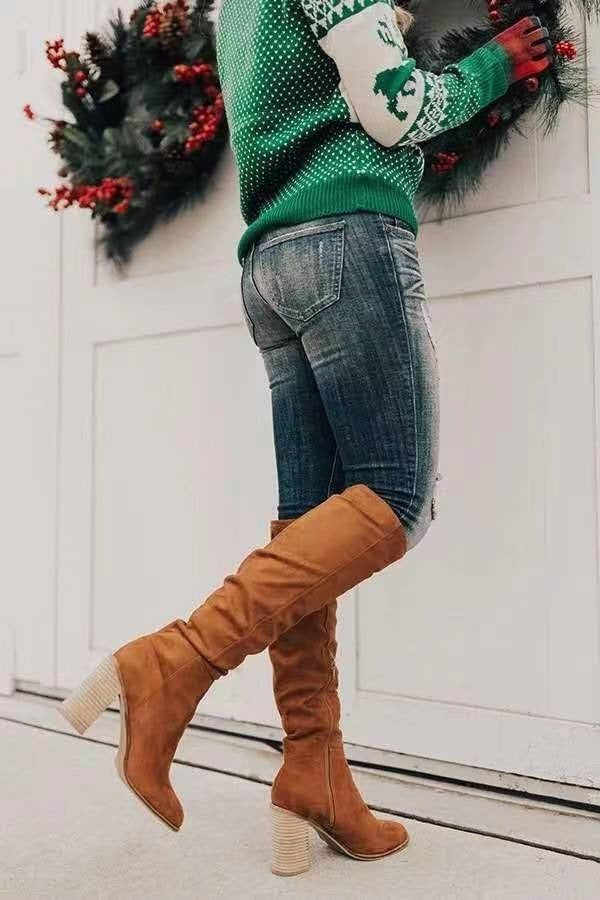 EB | Damenstiefel mit Blockabsatz Winter