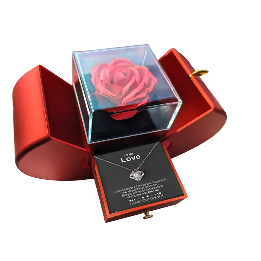 EB Liebe Halskette Luxus Rose Box