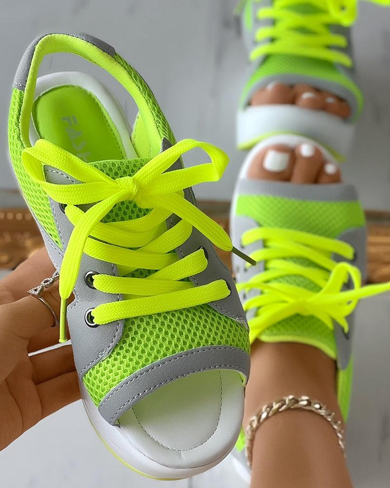 EB | Sommerliche, Grobe Sandalen