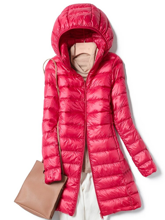 EB | Lang Daunenjacke - Schön Warm & Stilvoll