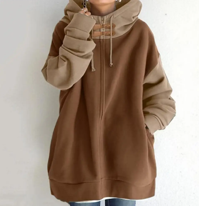 EB | Gemütlicher & stilvoller zweifarbiger Pullover
