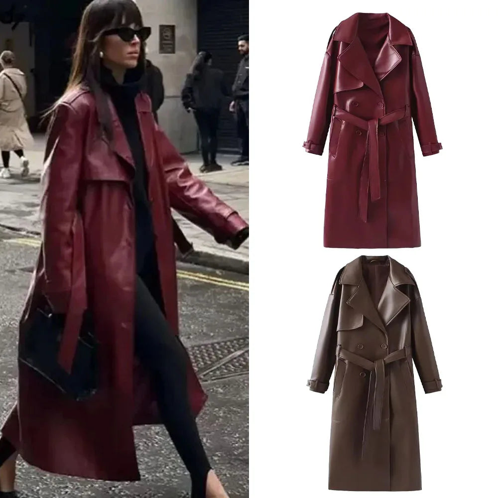 EB | Stilvolle Vegane Leder Damenjacke