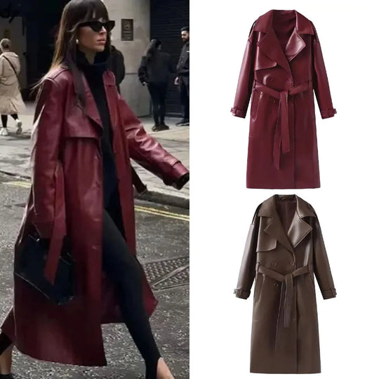 EB | Stilvolle Vegane Leder Damenjacke