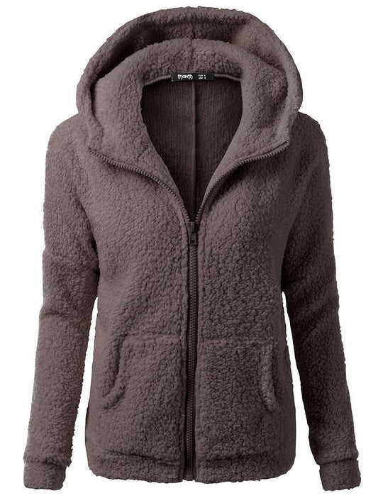 EB | Weicher Fleece-Cardigan Schön & Warm & Vielseitig