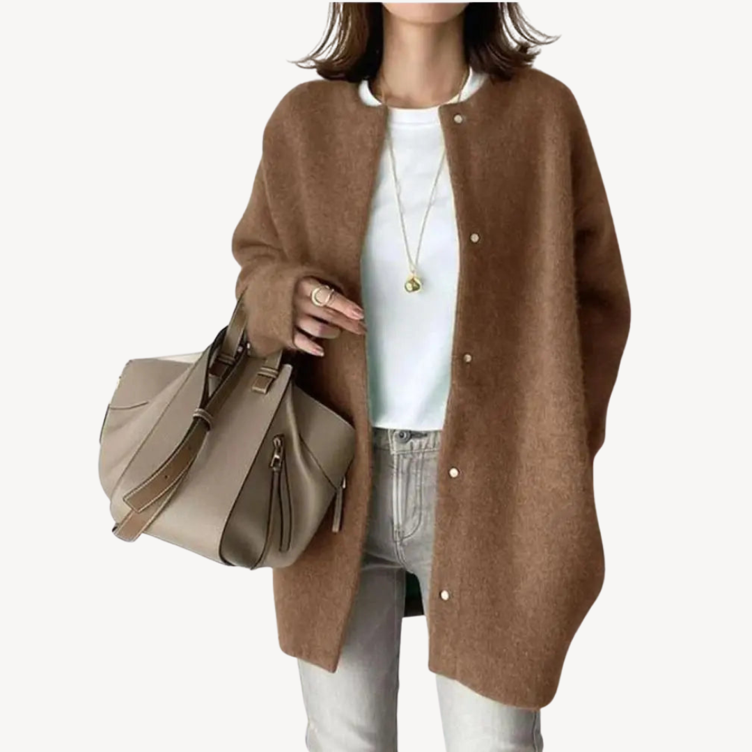 EB | Button-Down Wollcardigan für Damen