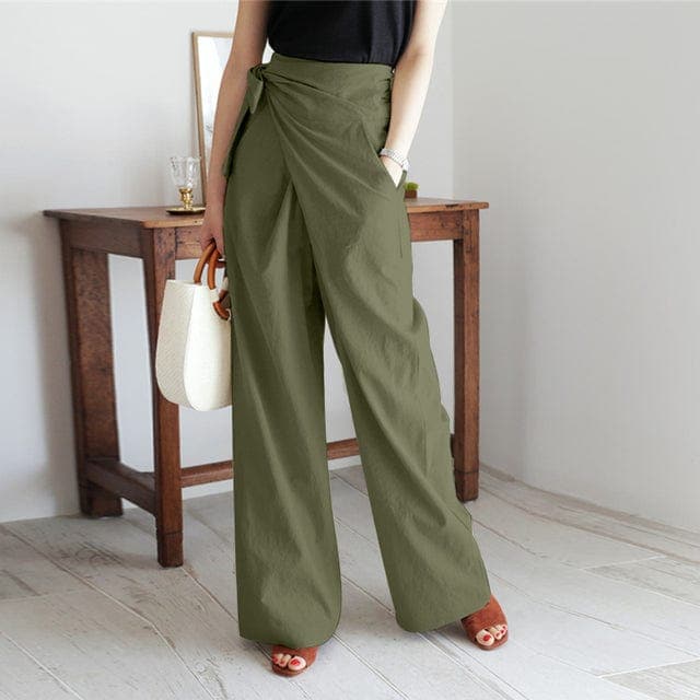 EB | Trendy Hohe Taillen Wickelhose