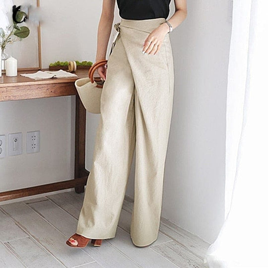 EB | Trendy Hohe Taillen Wickelhose