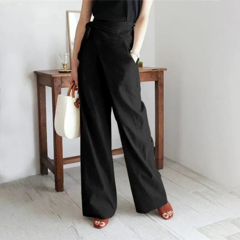 EB | Trendy Hohe Taillen Wickelhose