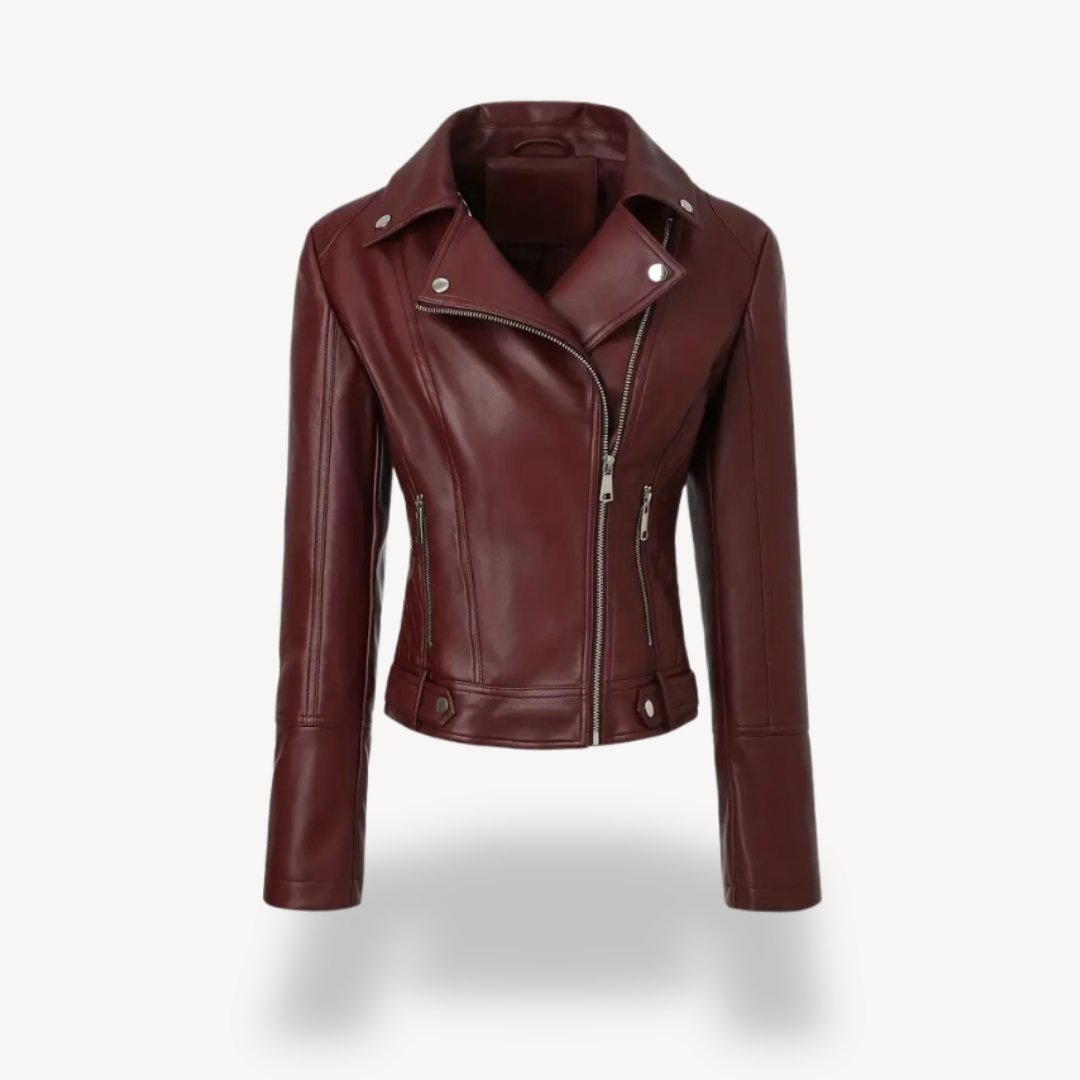EB | Fake-Leder Bikerjacke für Frauen