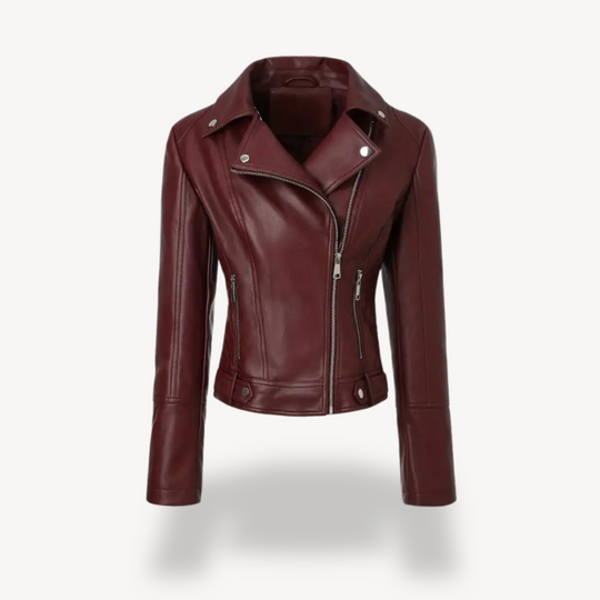 EB | Fake-Leder Bikerjacke für Frauen