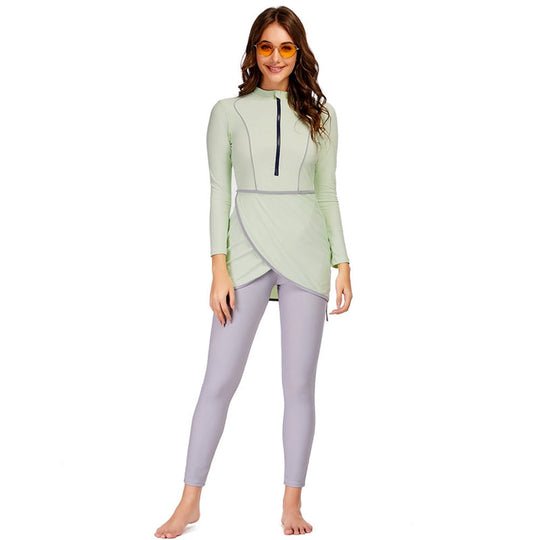 EB | 3 Teile Set Halal Bademode Badeanzug Burkini Badeoutfit