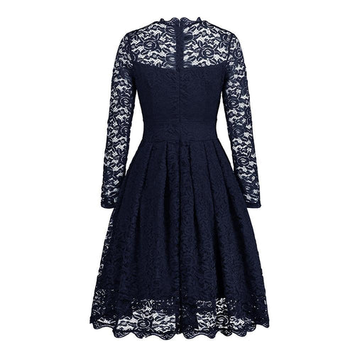 EB | Knopfron Laced Sleeve Kleid